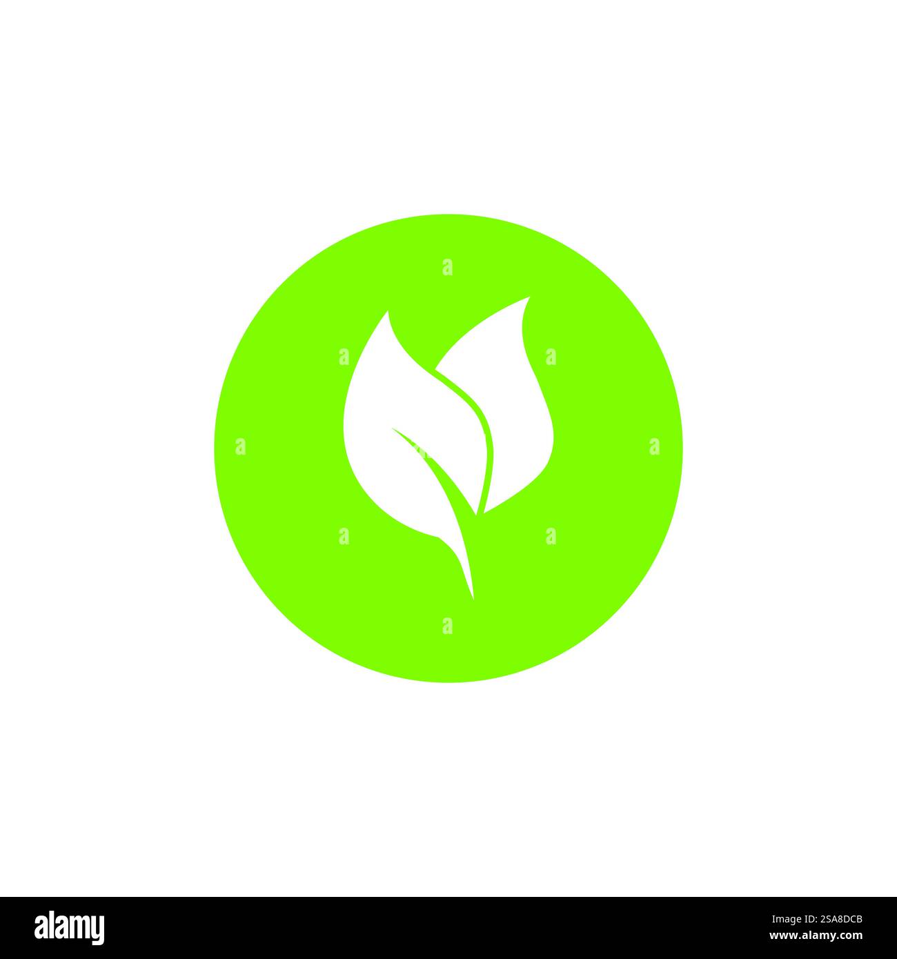 Green leaf logo vector template element symbol design Stock Vector ...