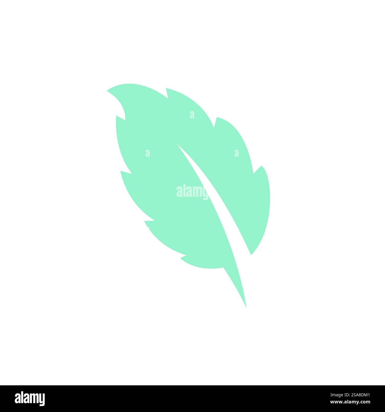 Mint leaf logo vector template symbol design Stock Vector Image & Art ...