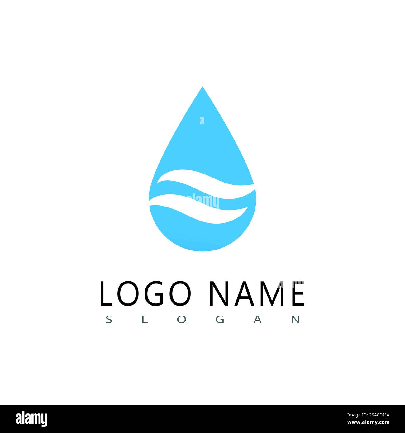 Water drop illustration logo vector design Stock Vector Image & Art - Alamy