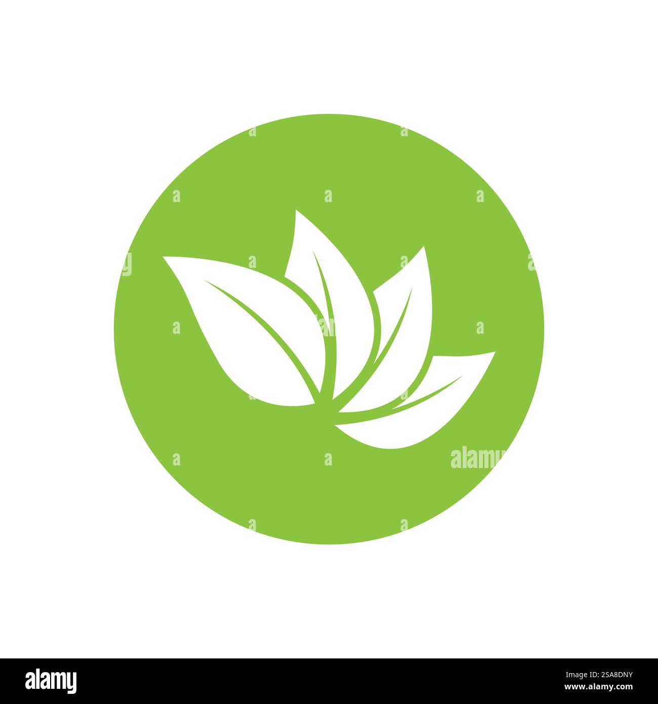 Green leaf logo vector template element symbol design Stock Vector ...