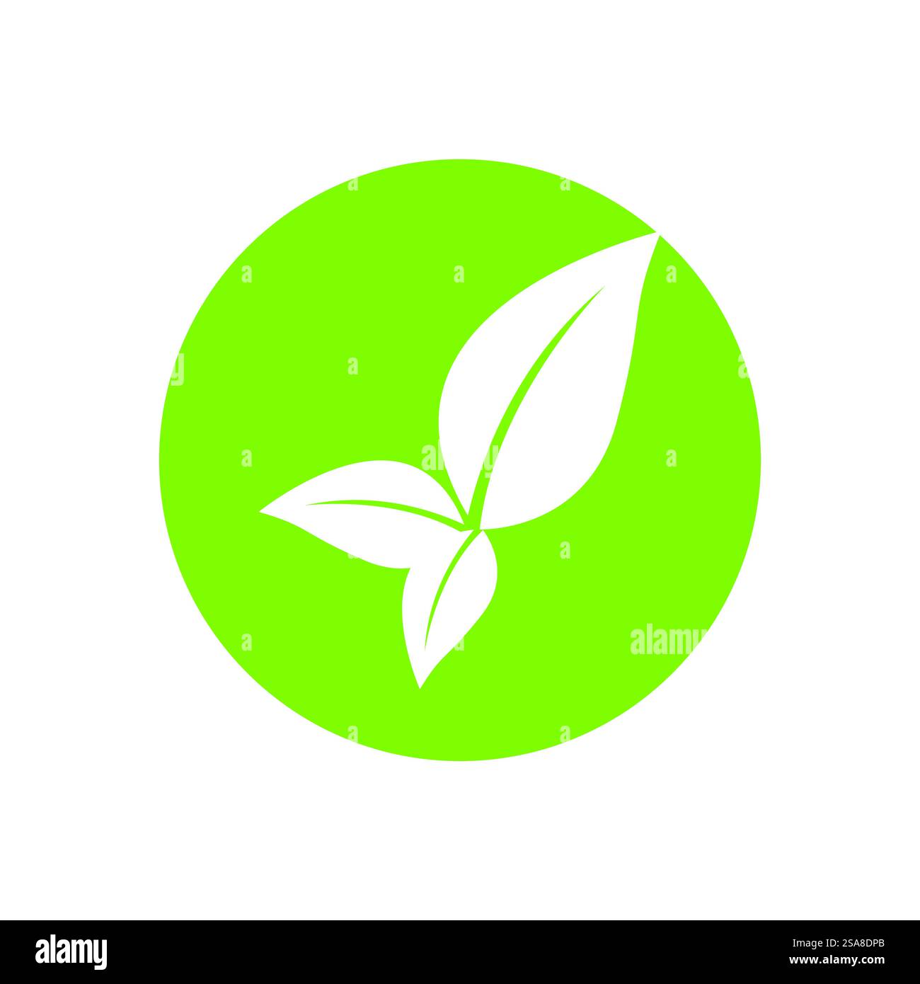 Green leaf logo vector template element symbol design Stock Vector ...