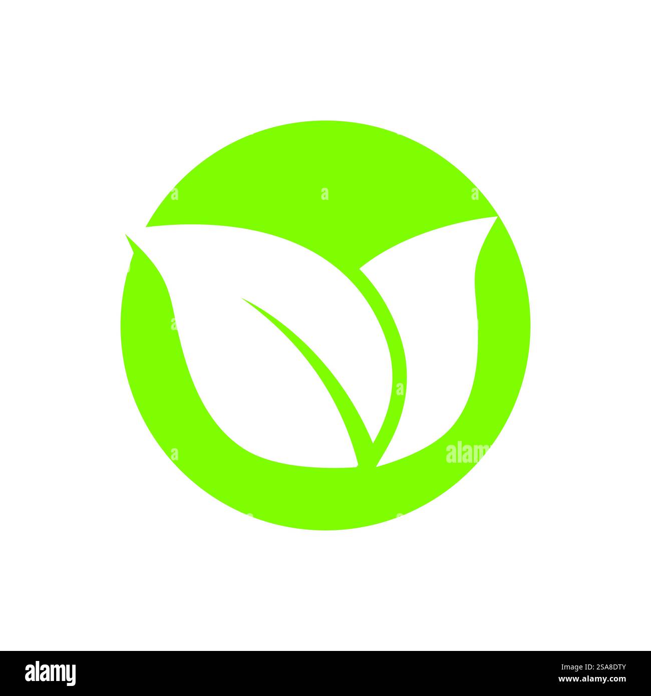 Green leaf logo vector template element symbol design Stock Vector ...