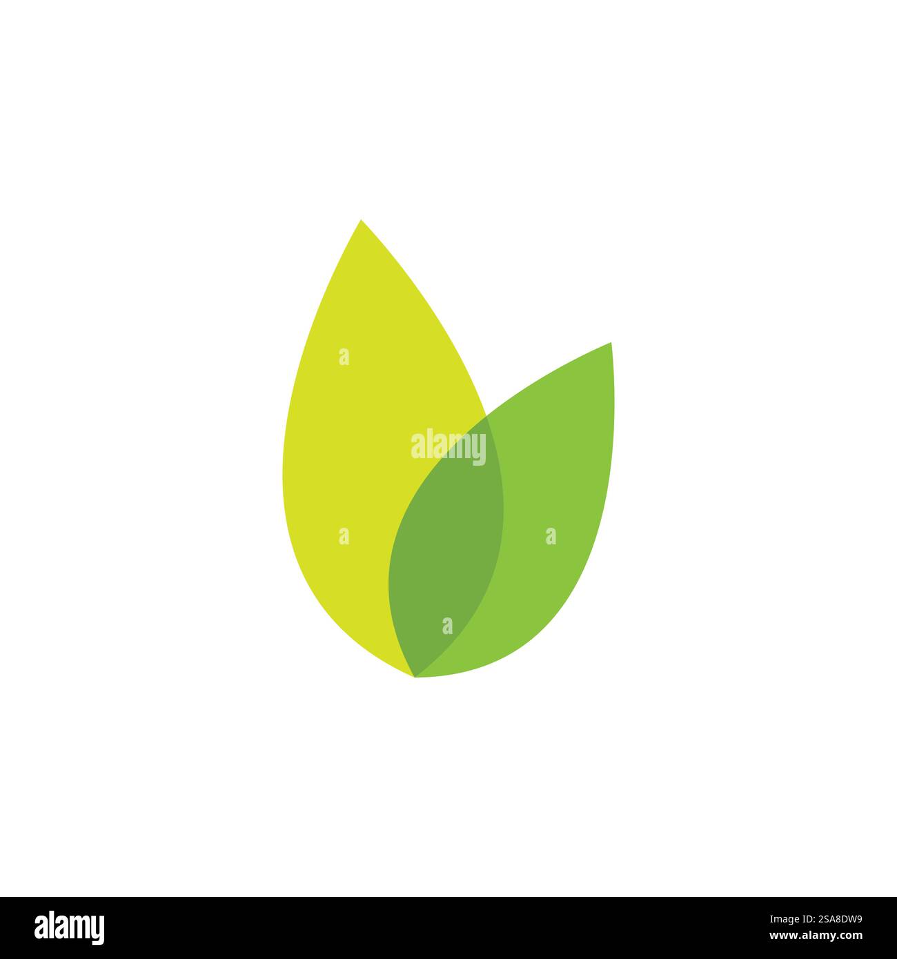 Green leaf logo vector template element symbol design Stock Vector ...