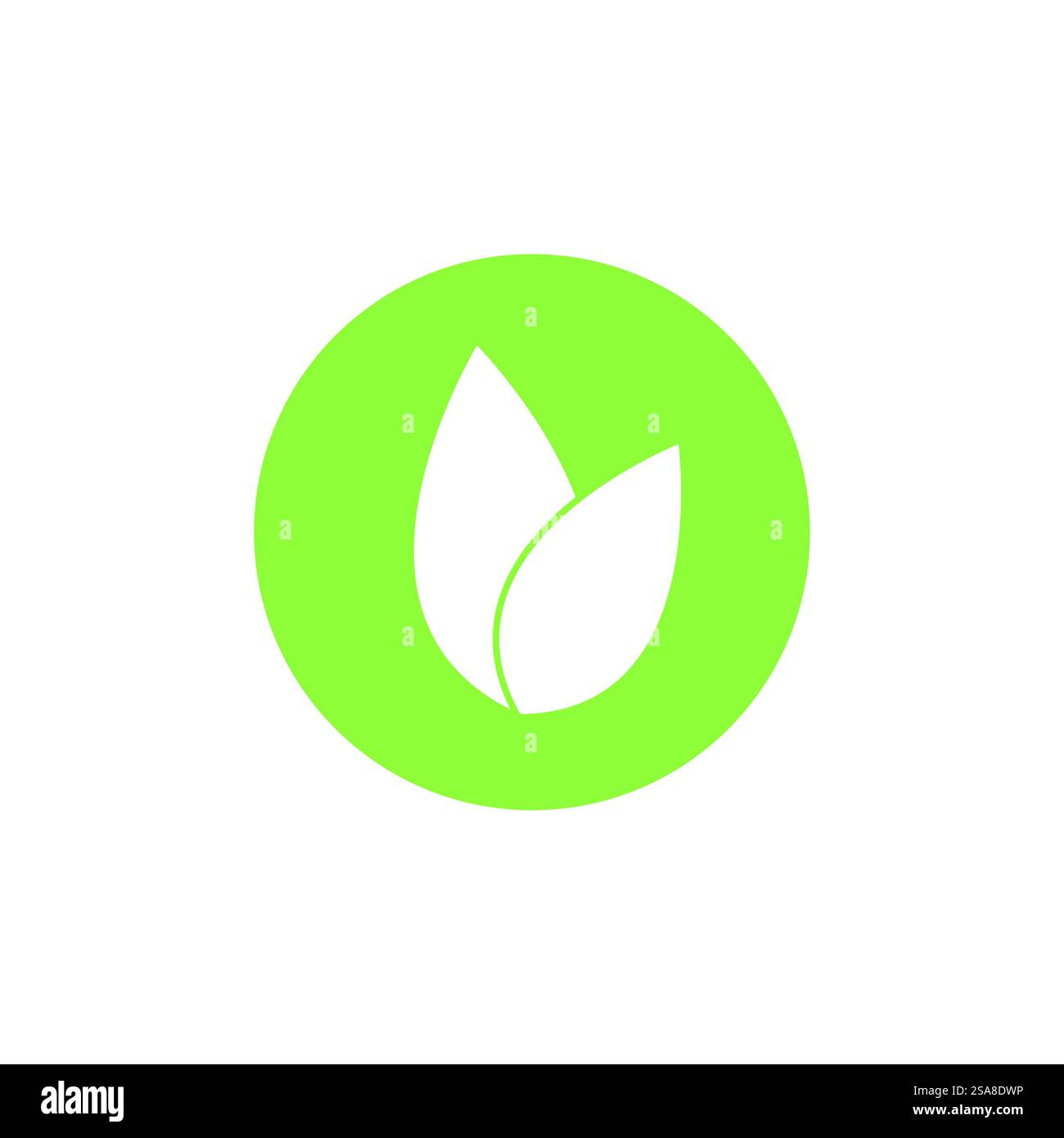 Green leaf logo vector template element symbol design Stock Vector ...