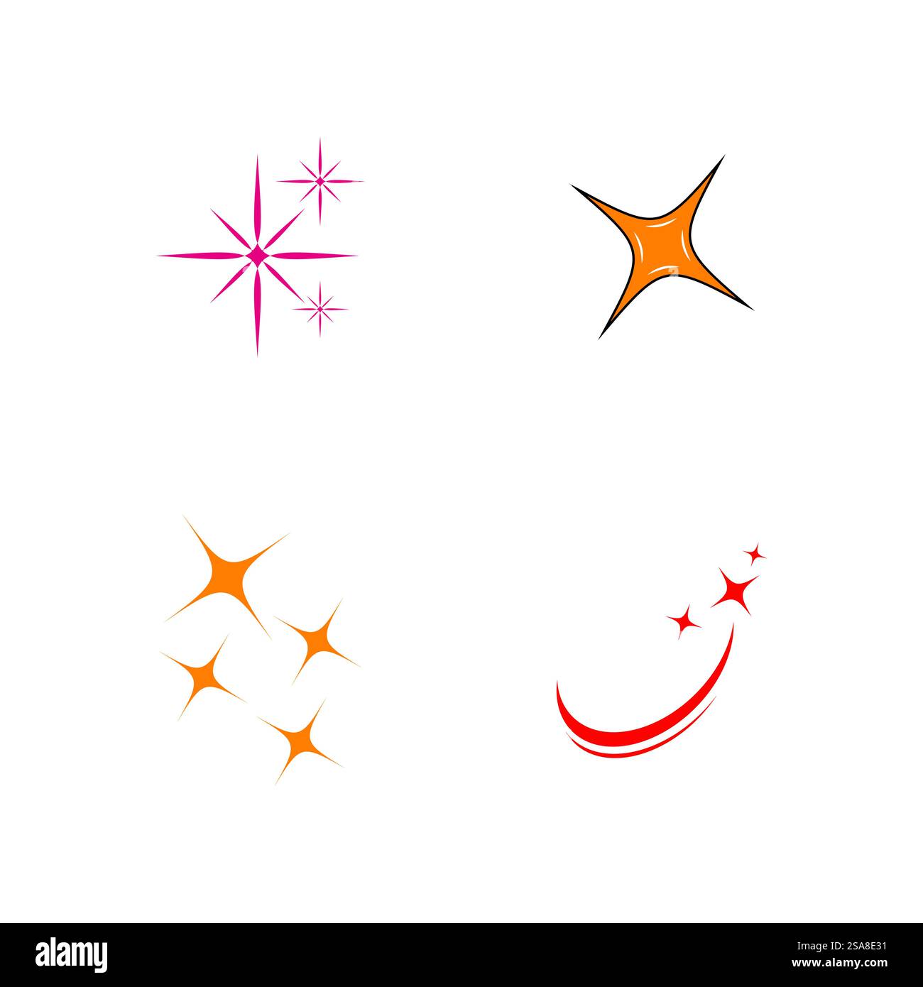 Star logo vector template element symbol design Stock Vector Image ...