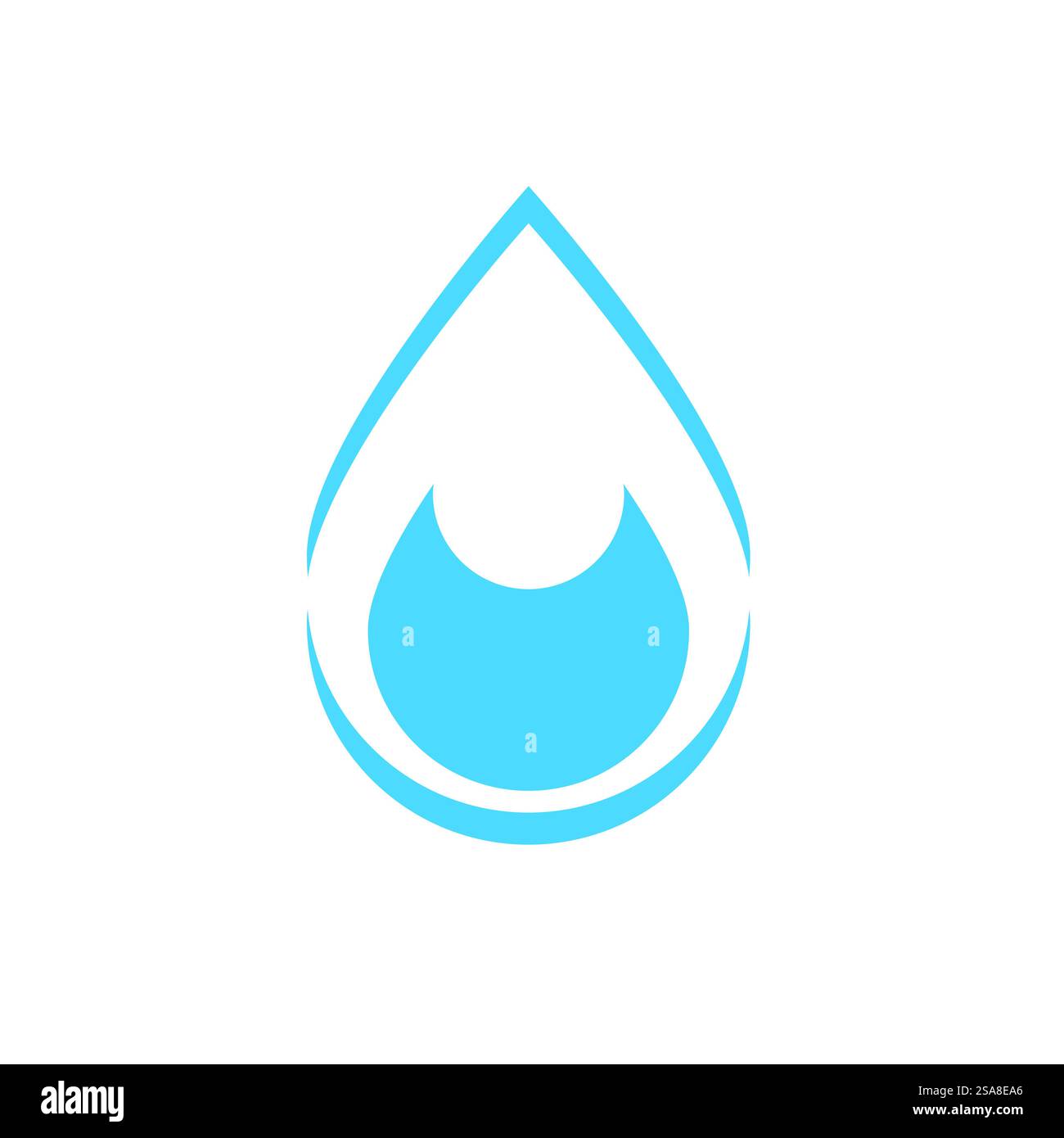 Water drop illustration logo vector design Stock Vector Image & Art - Alamy