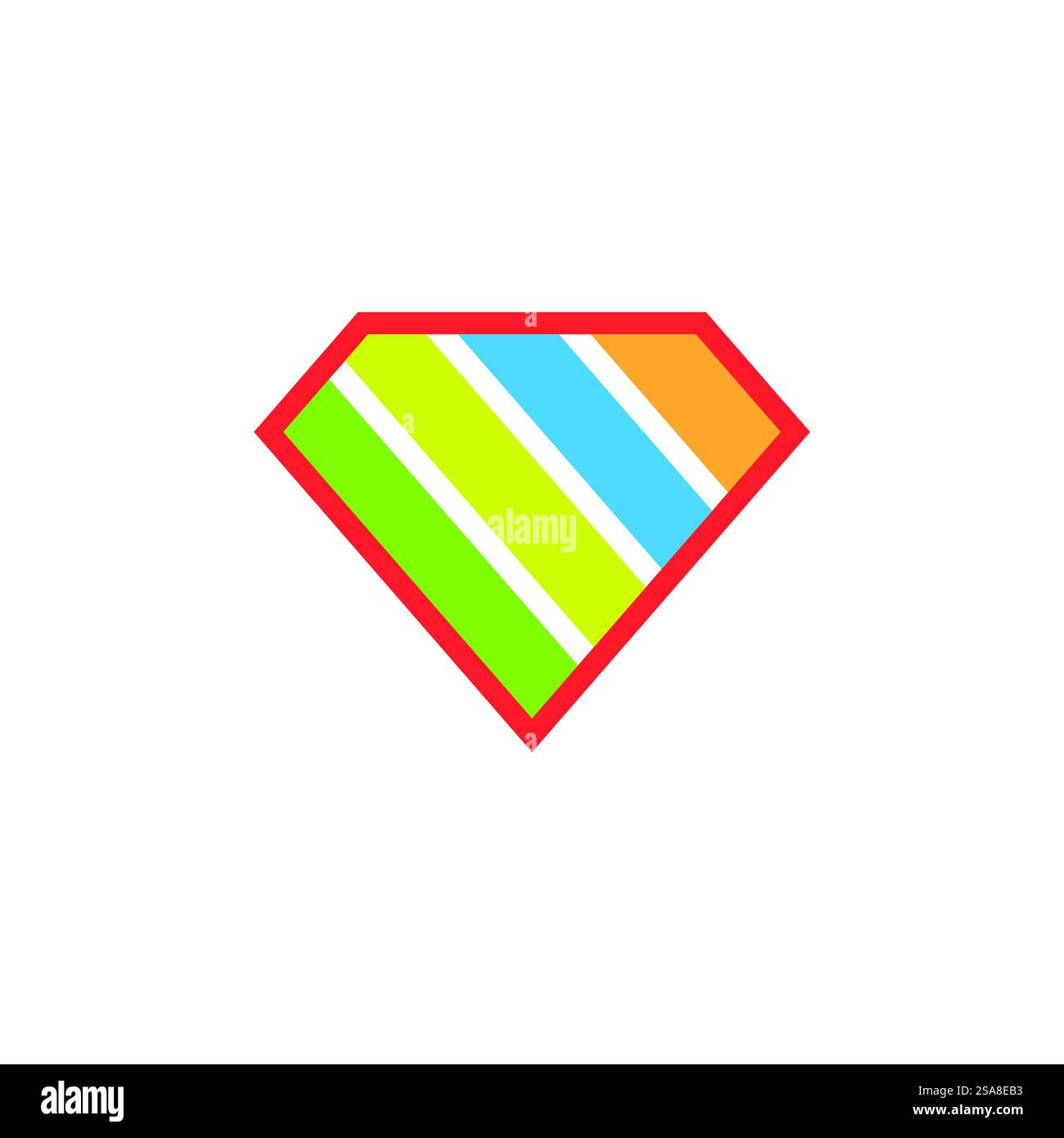 Diamond logo vector template and symbol Stock Vector Image & Art - Alamy