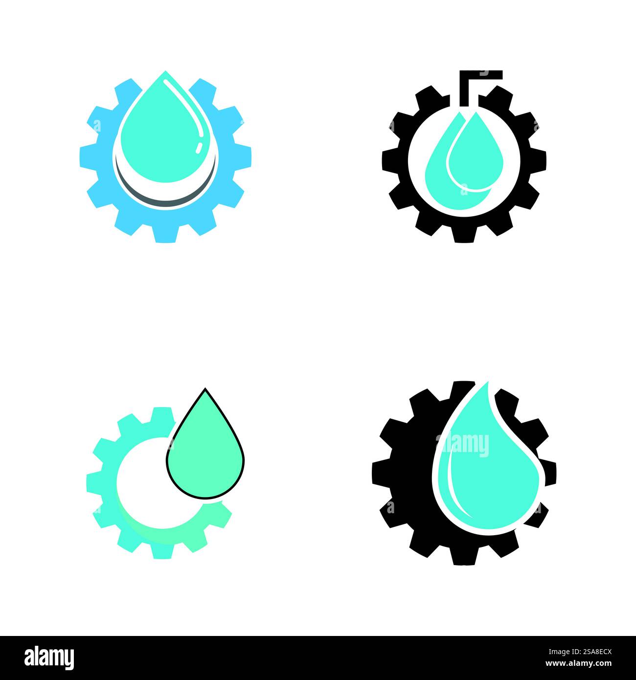 Water drop illustration logo vector design Stock Vector Image & Art - Alamy