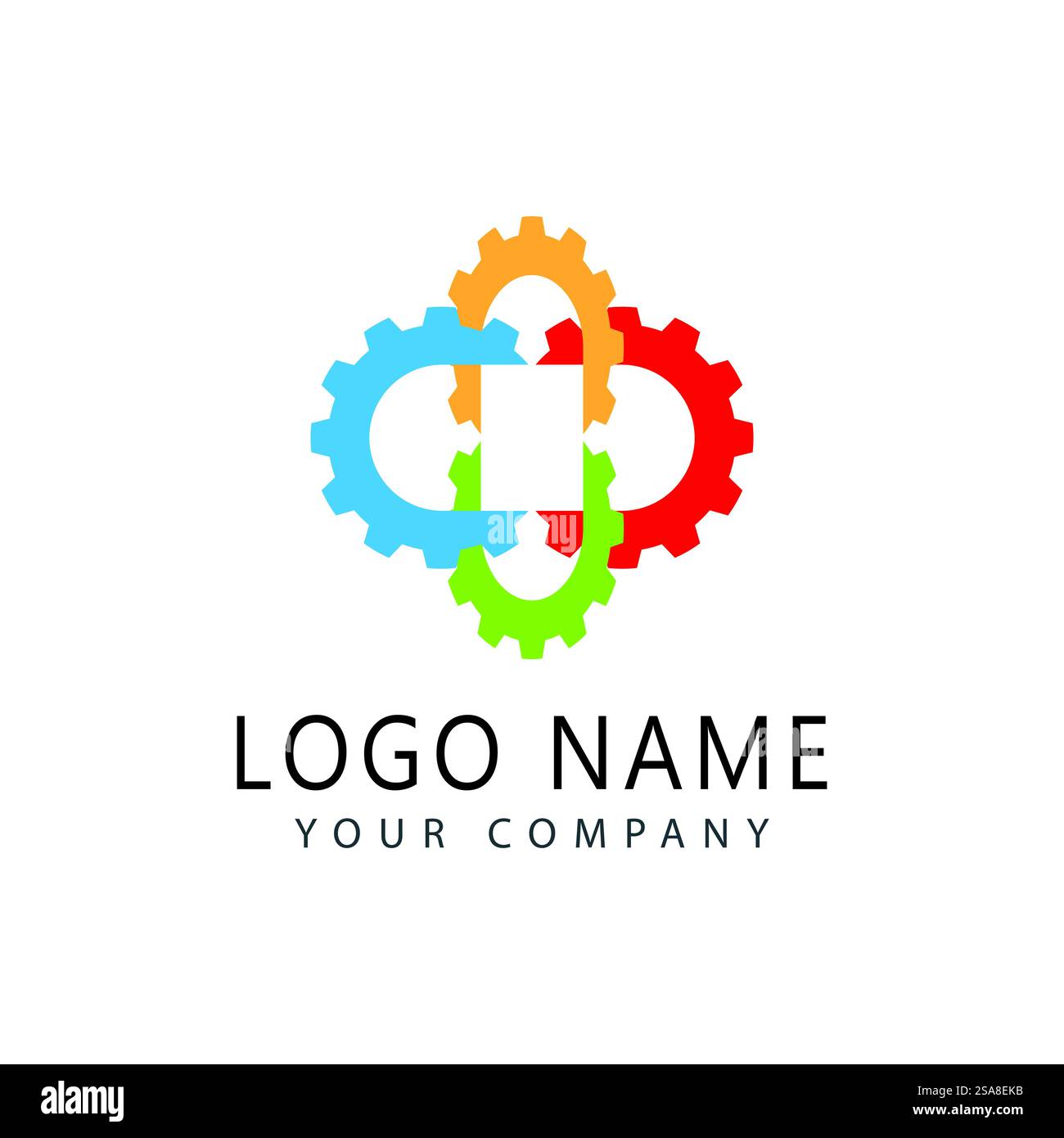 Gear logo vector template symbol design Stock Vector Image & Art - Alamy