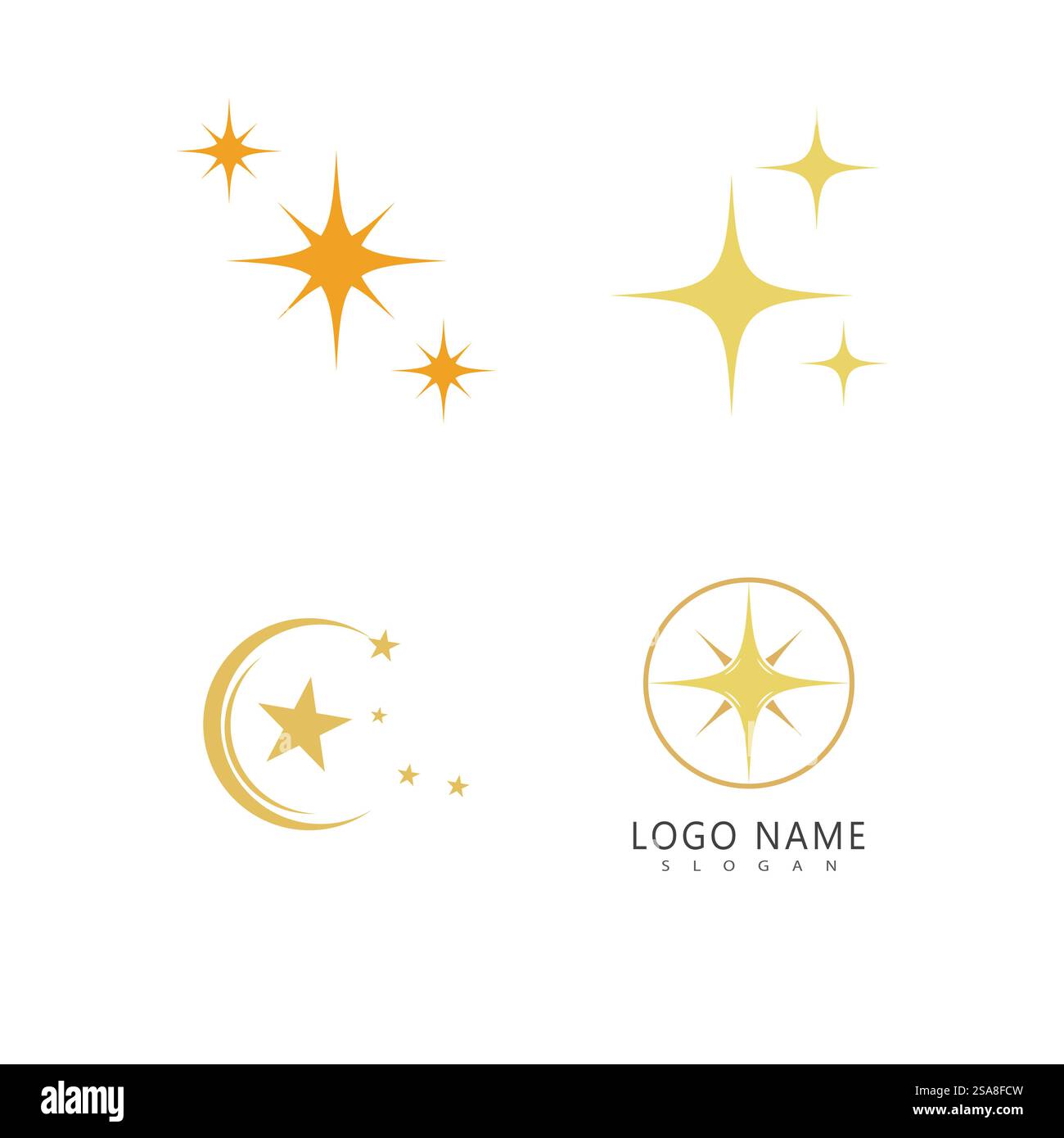 Star logo vector hi-res stock photography and images - Alamy