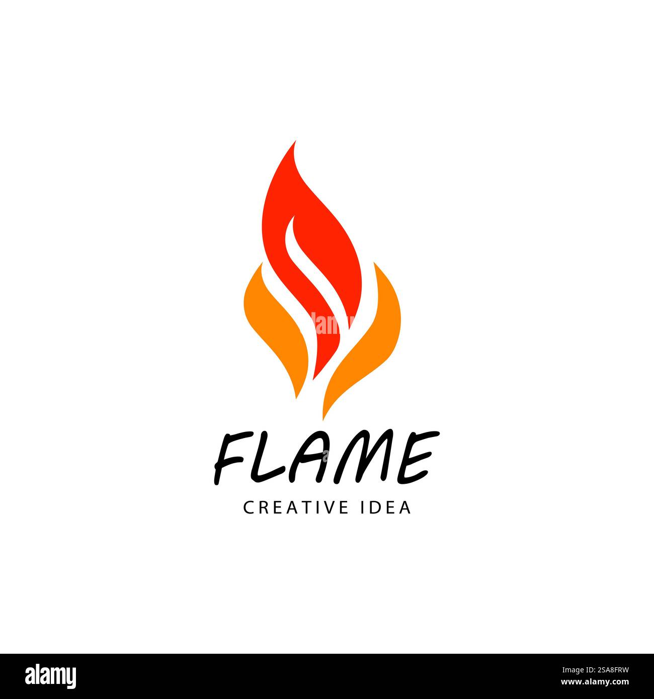 Fire flame vector illustration design template Stock Vector Image & Art ...