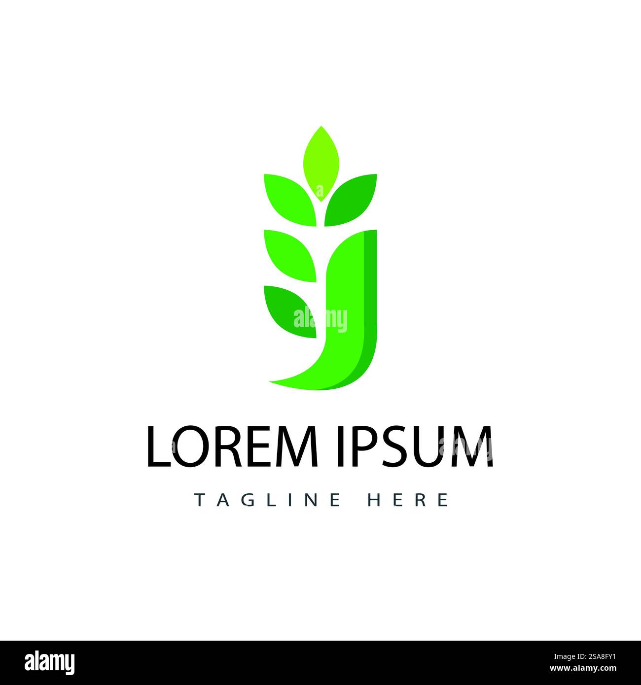 Green leaf logo vector template element symbol design Stock Vector ...