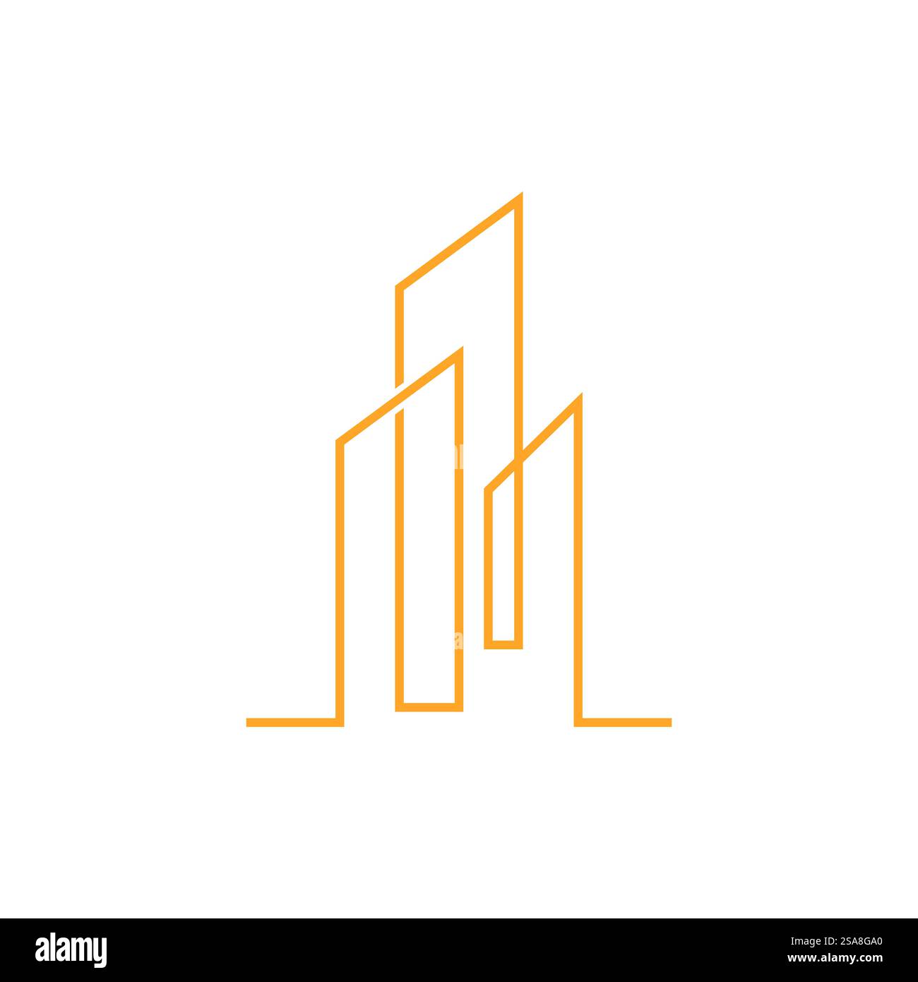 Modern City skyline vector illustration in flat design Stock Vector ...