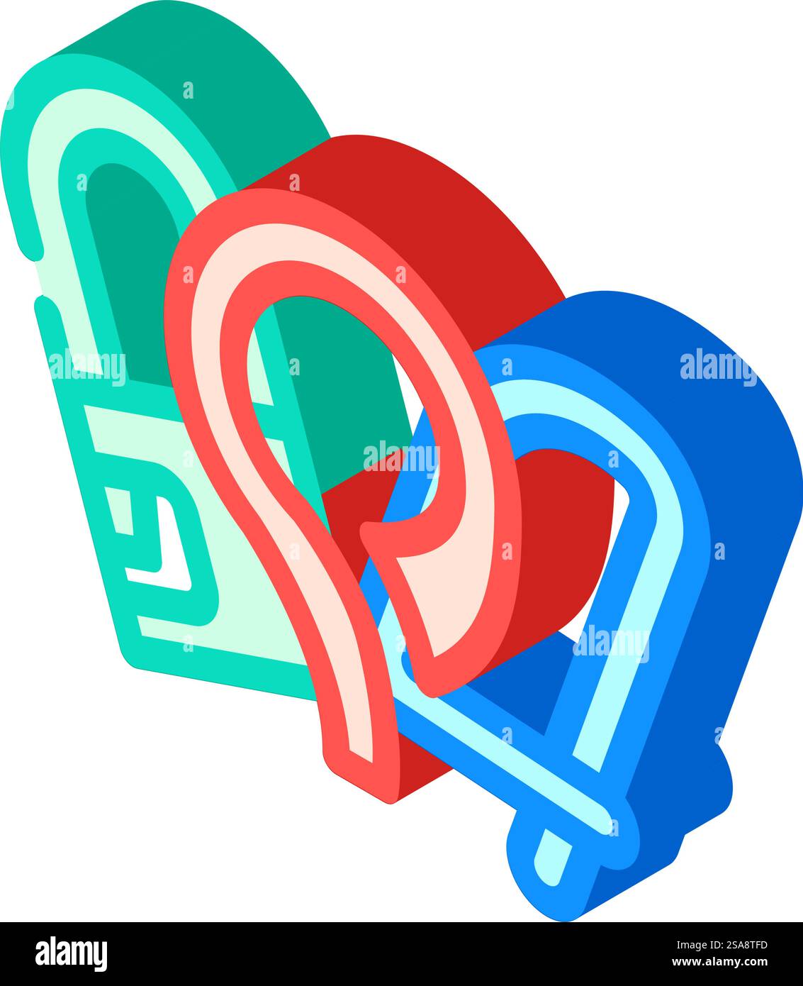stitch markers embroidery hobby isometric icon vector. stitch markers ...