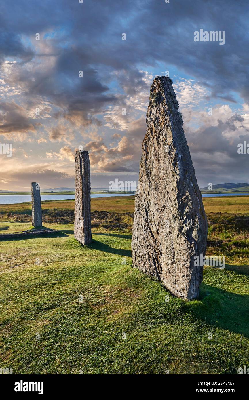 Photo of the Ring of Brodgar, Orkney, Scotland ( circa 2,500 to circa ...