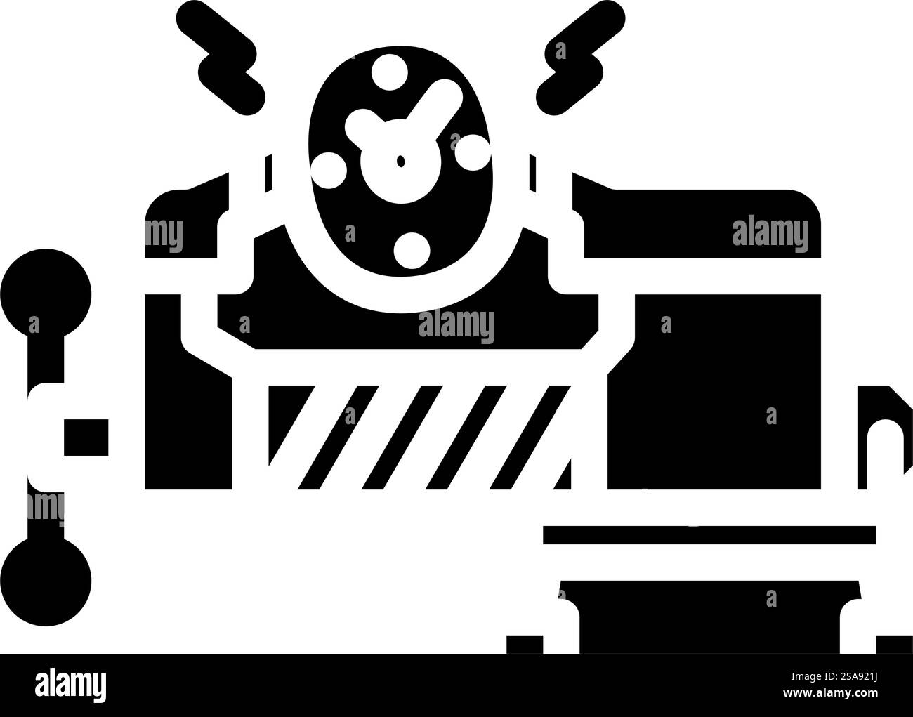 compression time management glyph icon vector. compression time ...
