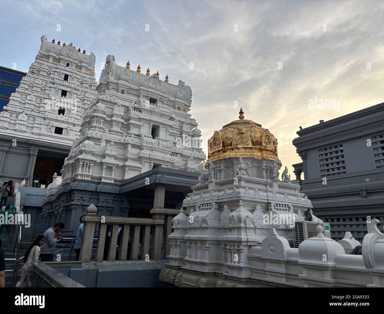 Iskcon temple in Bengaluru Stock Photo