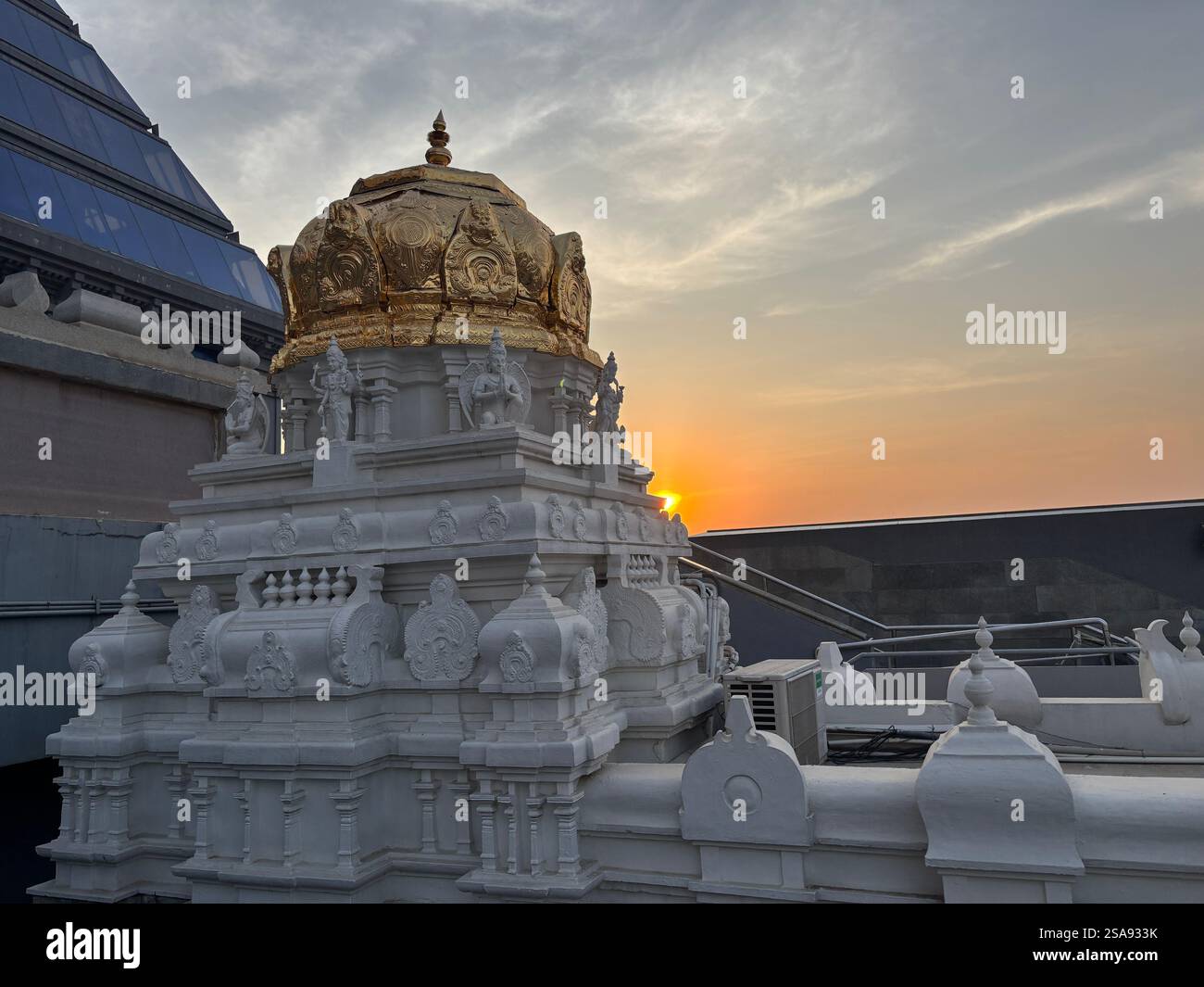 Iskcon temple in Bengaluru Stock Photo