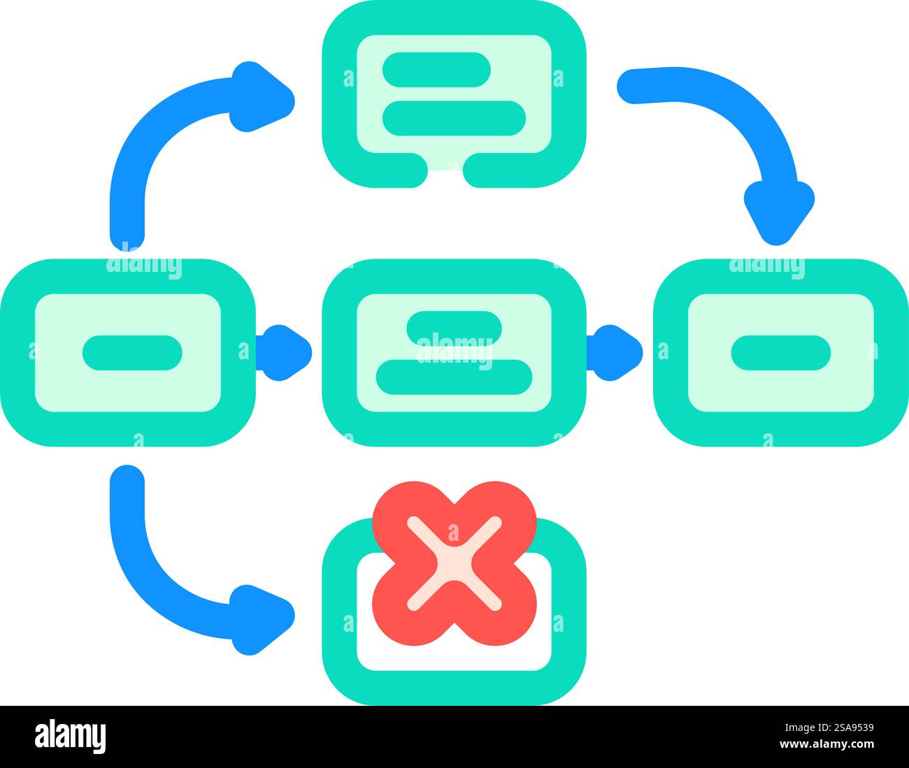 guerrilla testing ux ui design color icon vector. guerrilla testing ux ...
