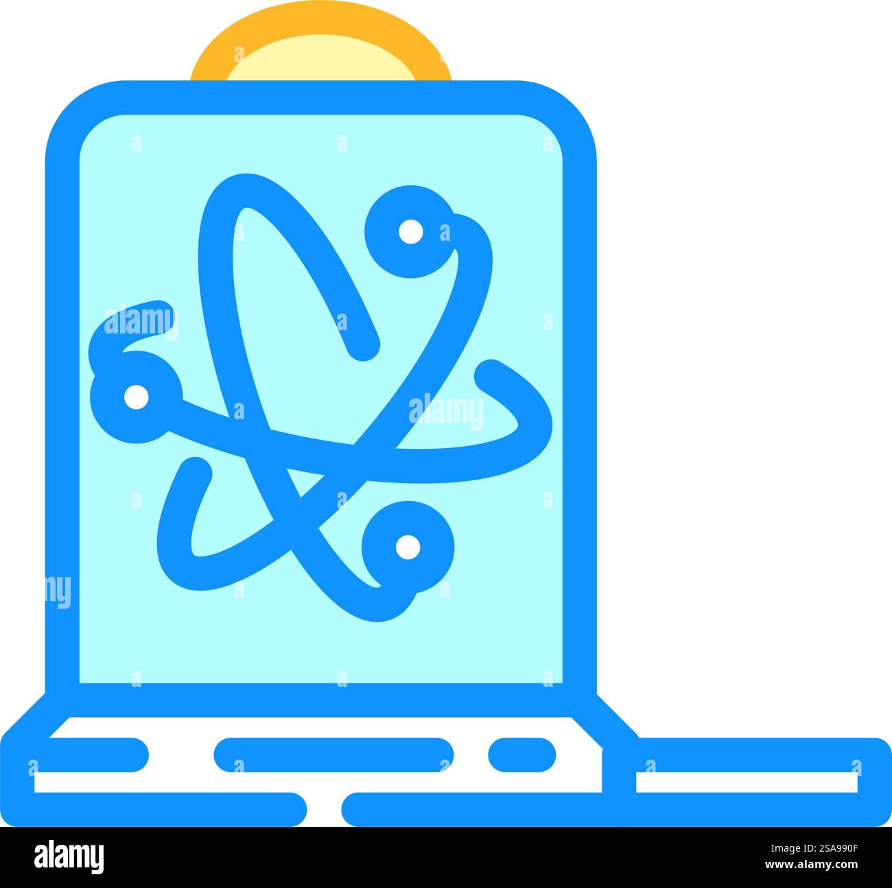 sensor quantum technology color icon vector. sensor quantum technology ...