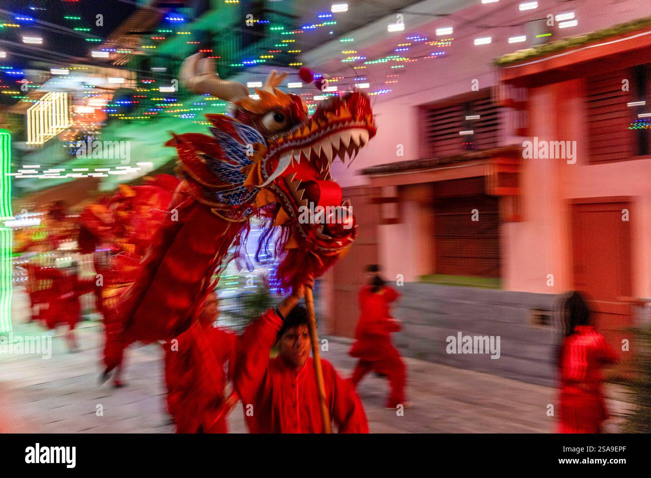 dragon puppet chinese new year