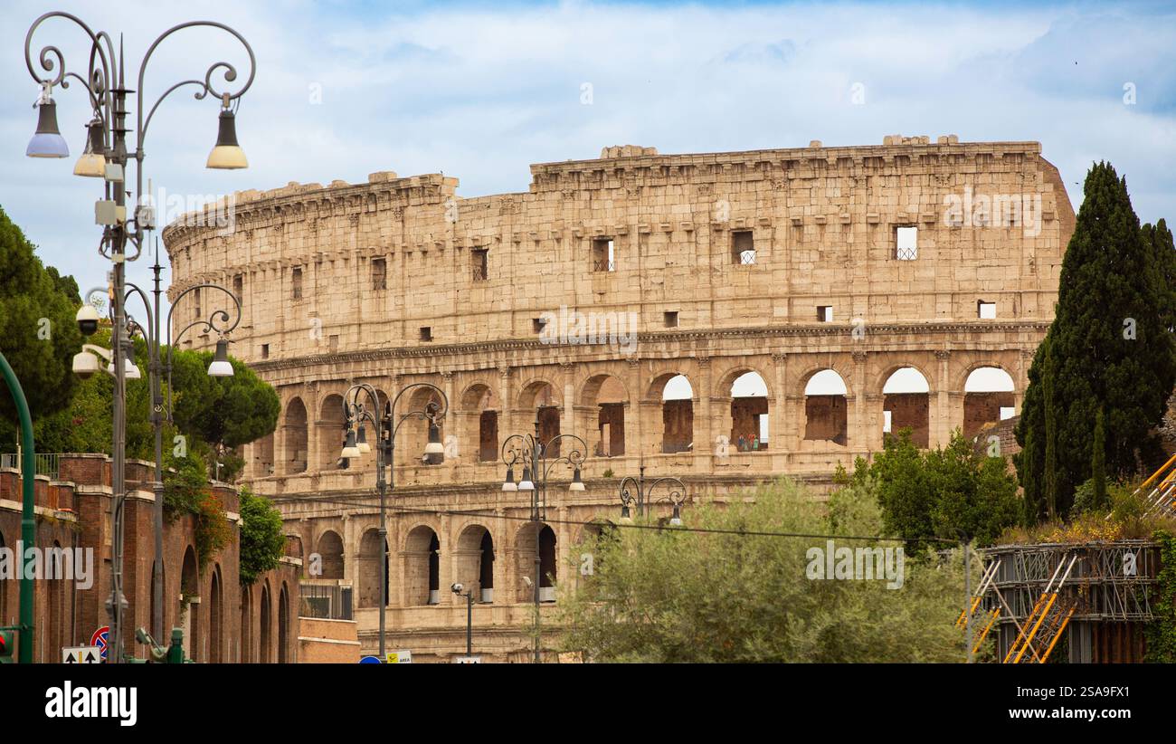Coluseeum Rome High Res Colosseum rome elevation hi-res stock photography and images - Alamy