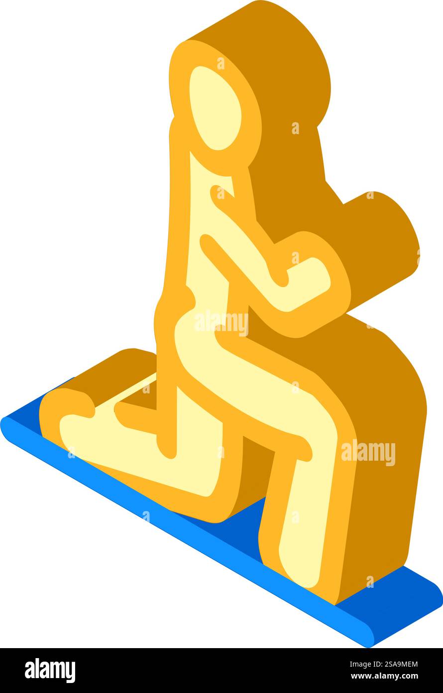 tricep dips fitness exercise arm isometric icon vector. tricep dips ...