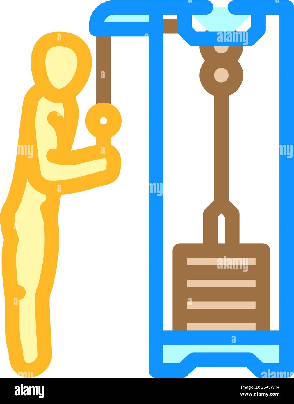 wall sits fitness exercise leg color icon vector. wall sits fitness ...