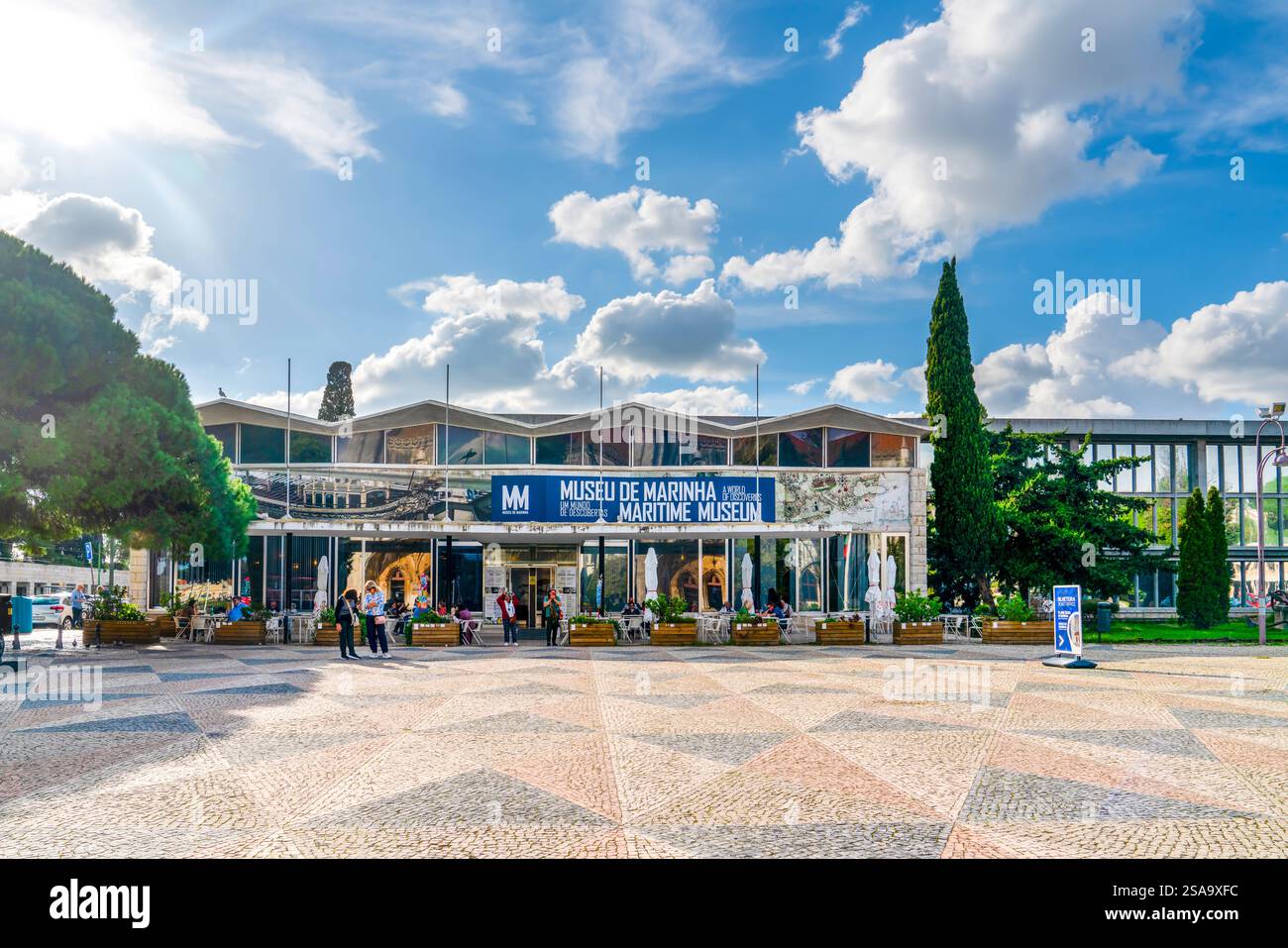 Lisbon, Portugal - October 30, 2024: The Navy Museum (Portuguese: Museu de Marinha) is a maritime museum in Lisbon, dedicated to all aspects of the hi Stock Photo