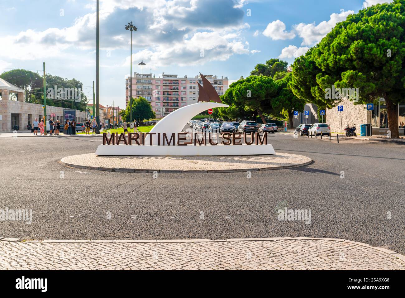 Lisbon, Portugal - October 30, 2024: The Navy Museum (Portuguese: Museu de Marinha) is a maritime museum in Lisbon, dedicated to all aspects of the hi Stock Photo