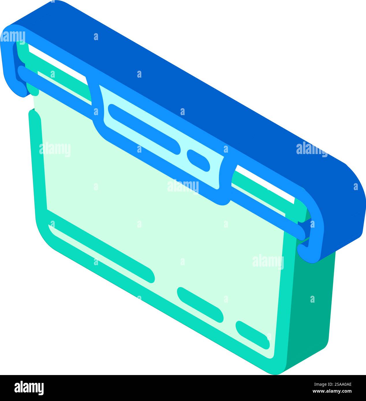 container plastic package isometric icon vector. container plastic ...