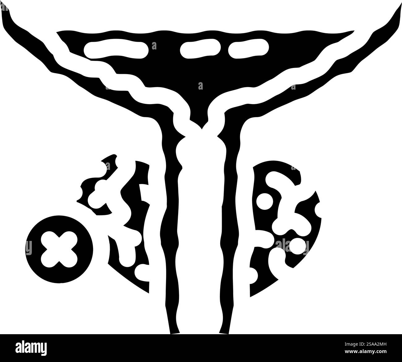 prostatectomy surgery glyph icon vector. prostatectomy surgery sign ...