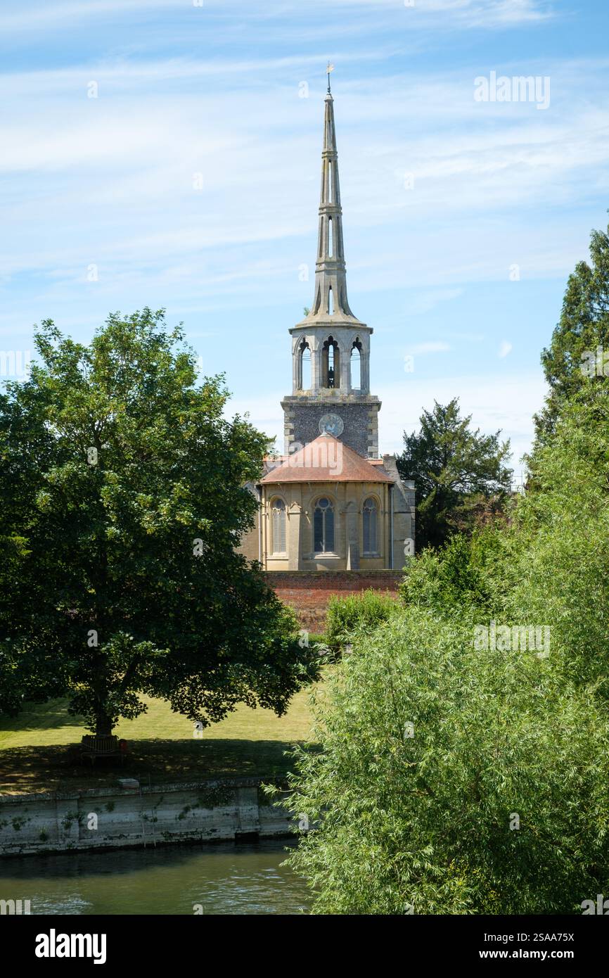 St. Peter's Parish Church by the Thames at Wallingford, Oxfordshire Stock Photo