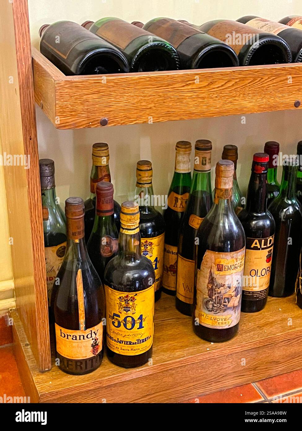 Bottles collection. - Smartphone Captured Stock Image