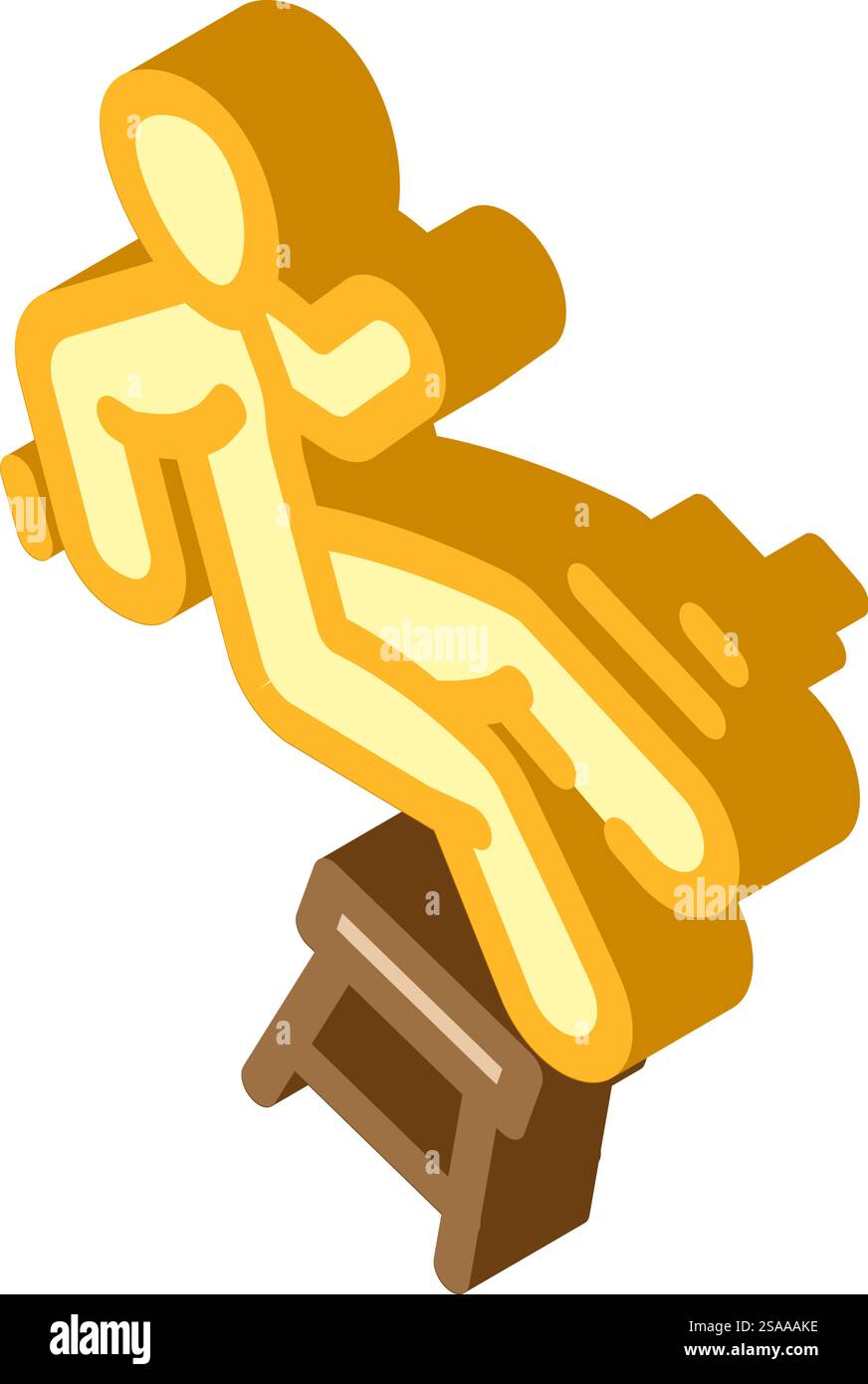 fall household injury accident isometric icon vector. fall household ...