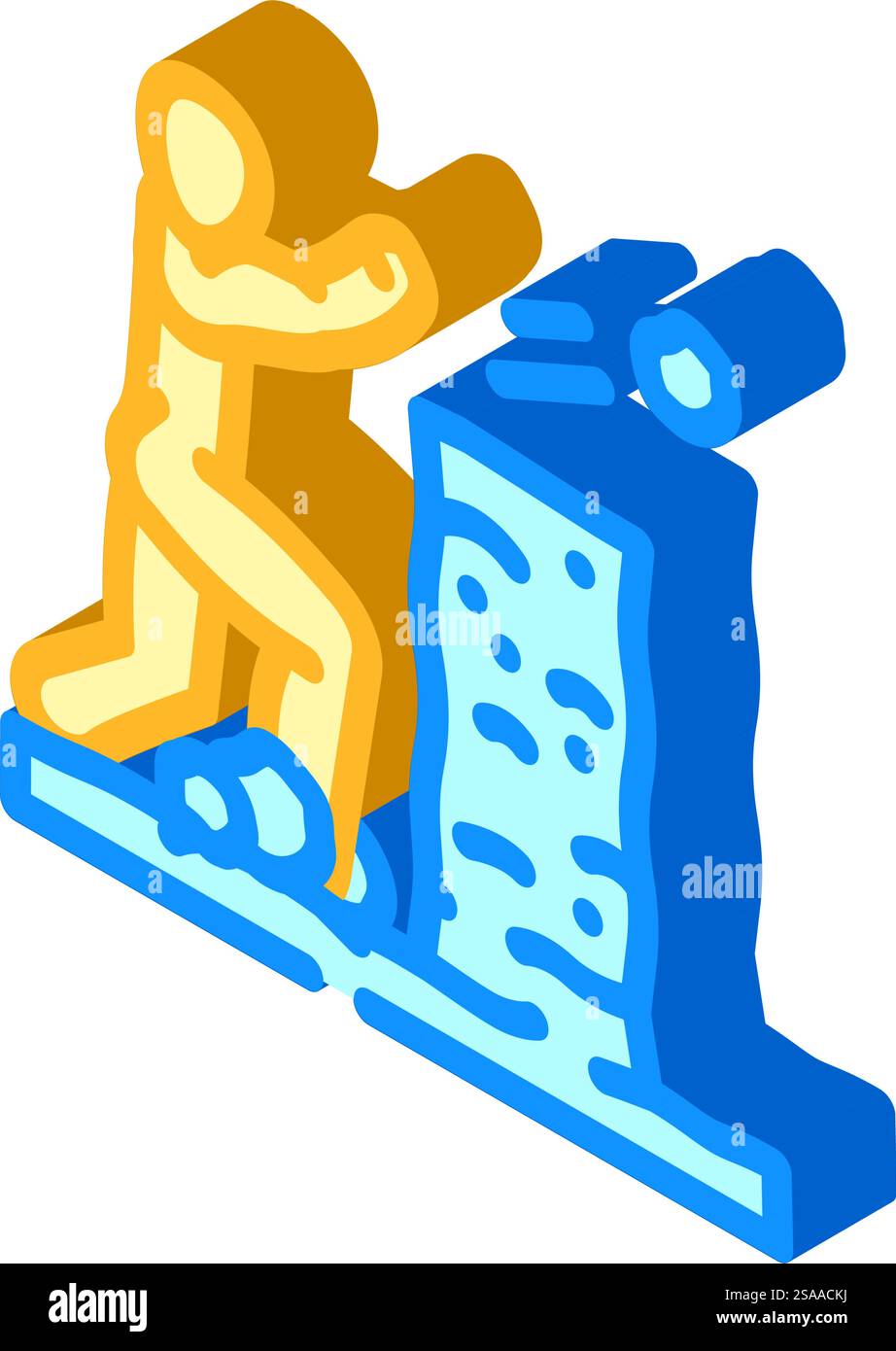 snowball fight winter isometric icon vector. snowball fight winter sign ...