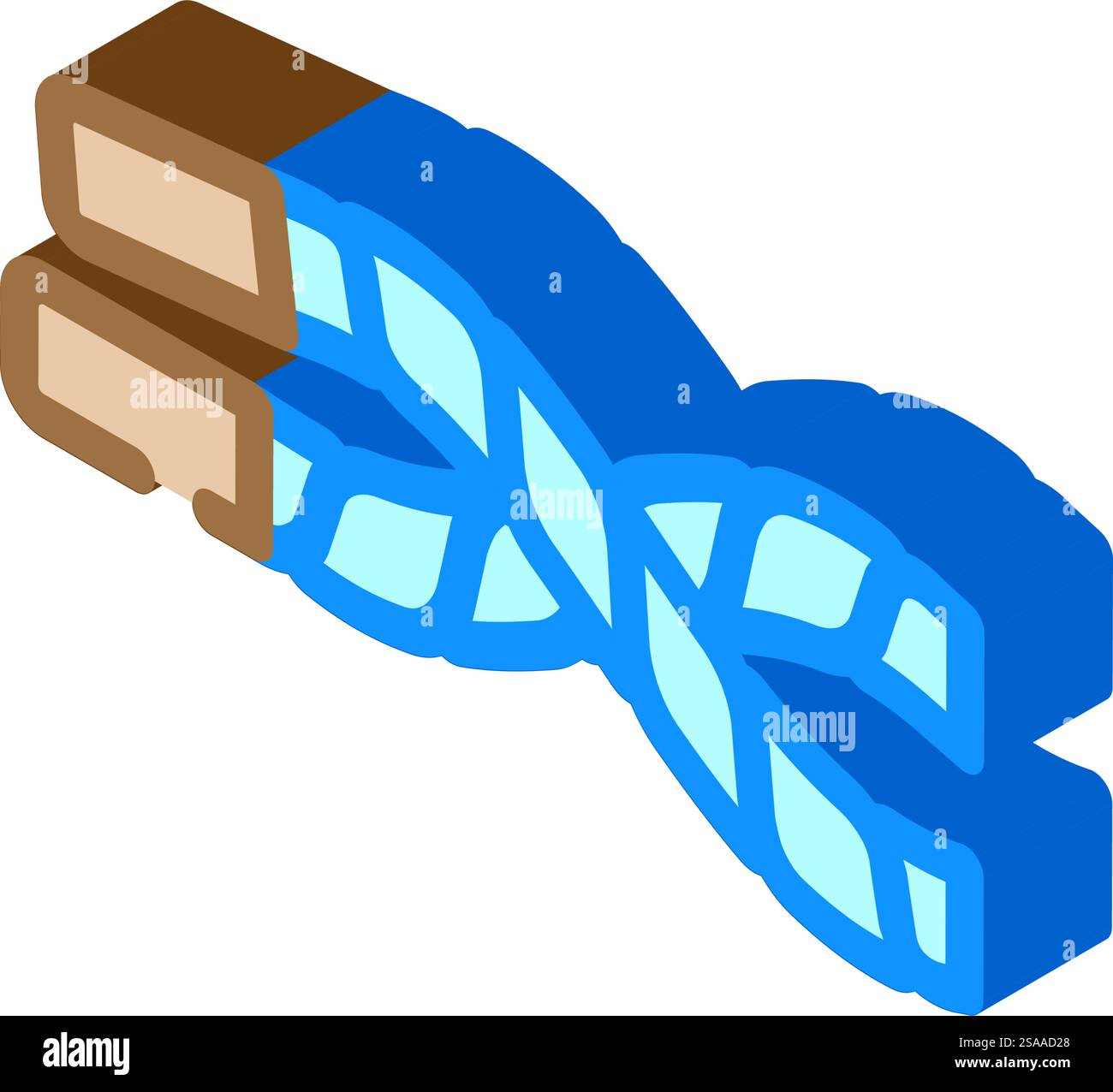 battle ropes fitness tool isometric icon vector. battle ropes fitness ...