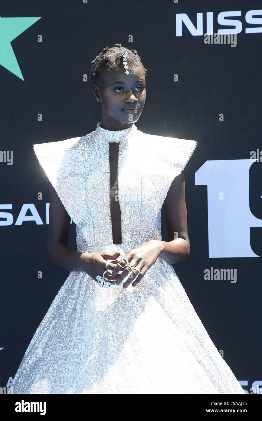 Khoudia Diop at the BET Awards, Arrivals, Microsoft Theater, Los ...