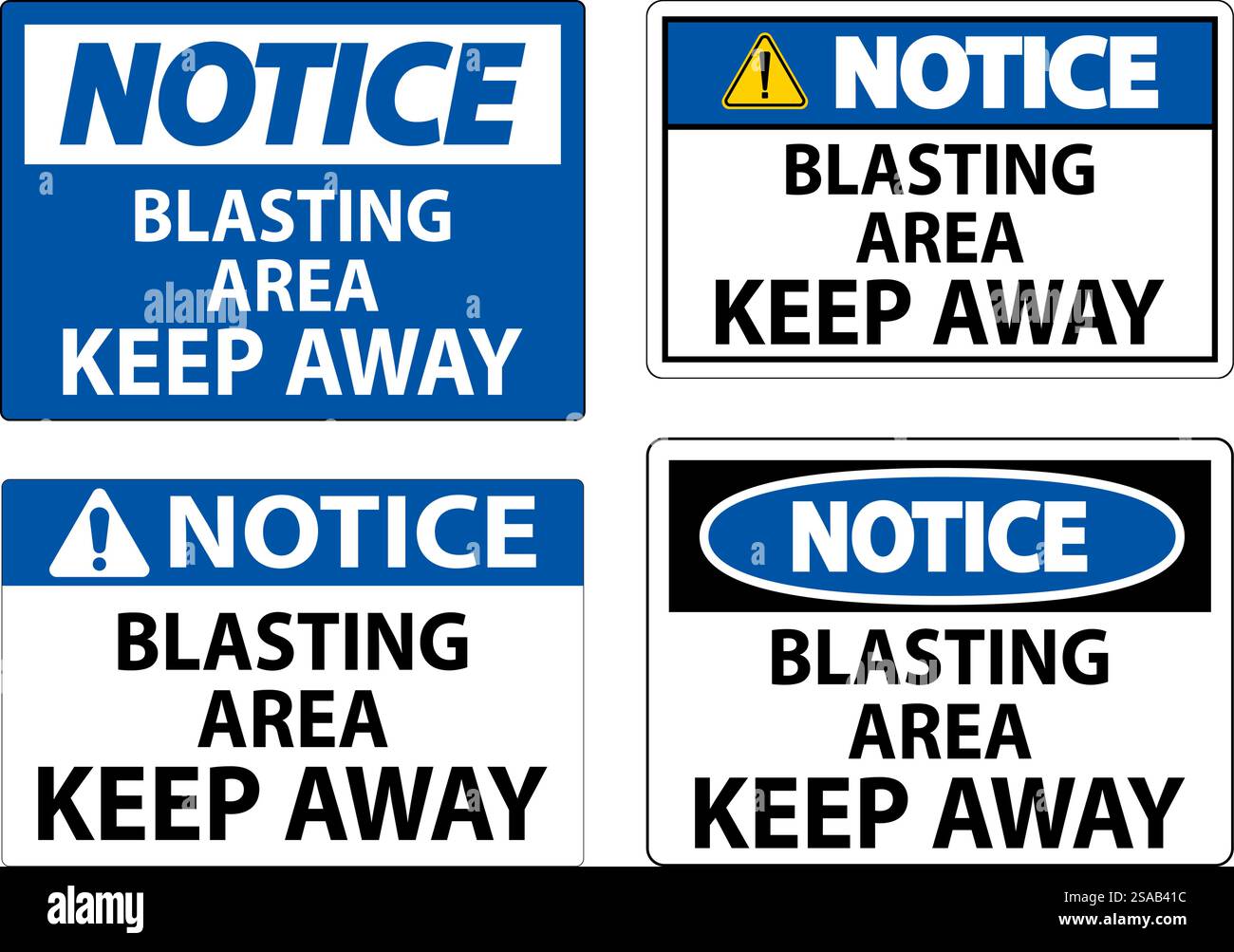 Explosion area sign Cut Out Stock Images Pictures Alamy
