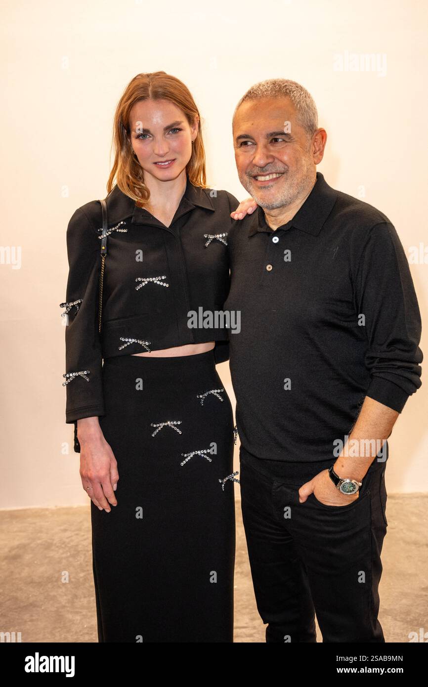 Paris, France. 29th Jan, 2025. Adele Simphal and Elie Saab attending ...