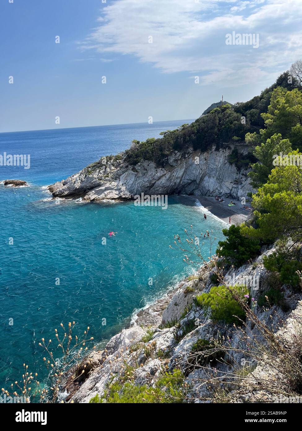 Sea coast in italy - Smartphone Captured Stock Image