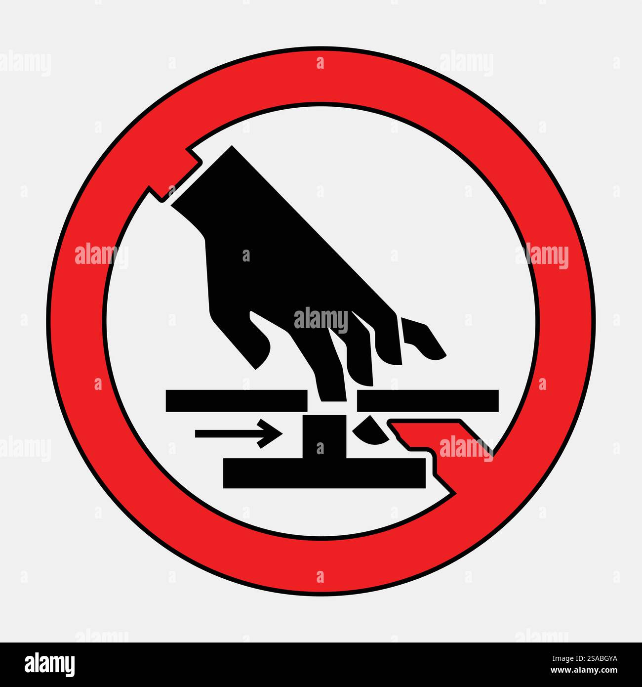 This graphic illustrates a safety warning sign indicating the risk of ...