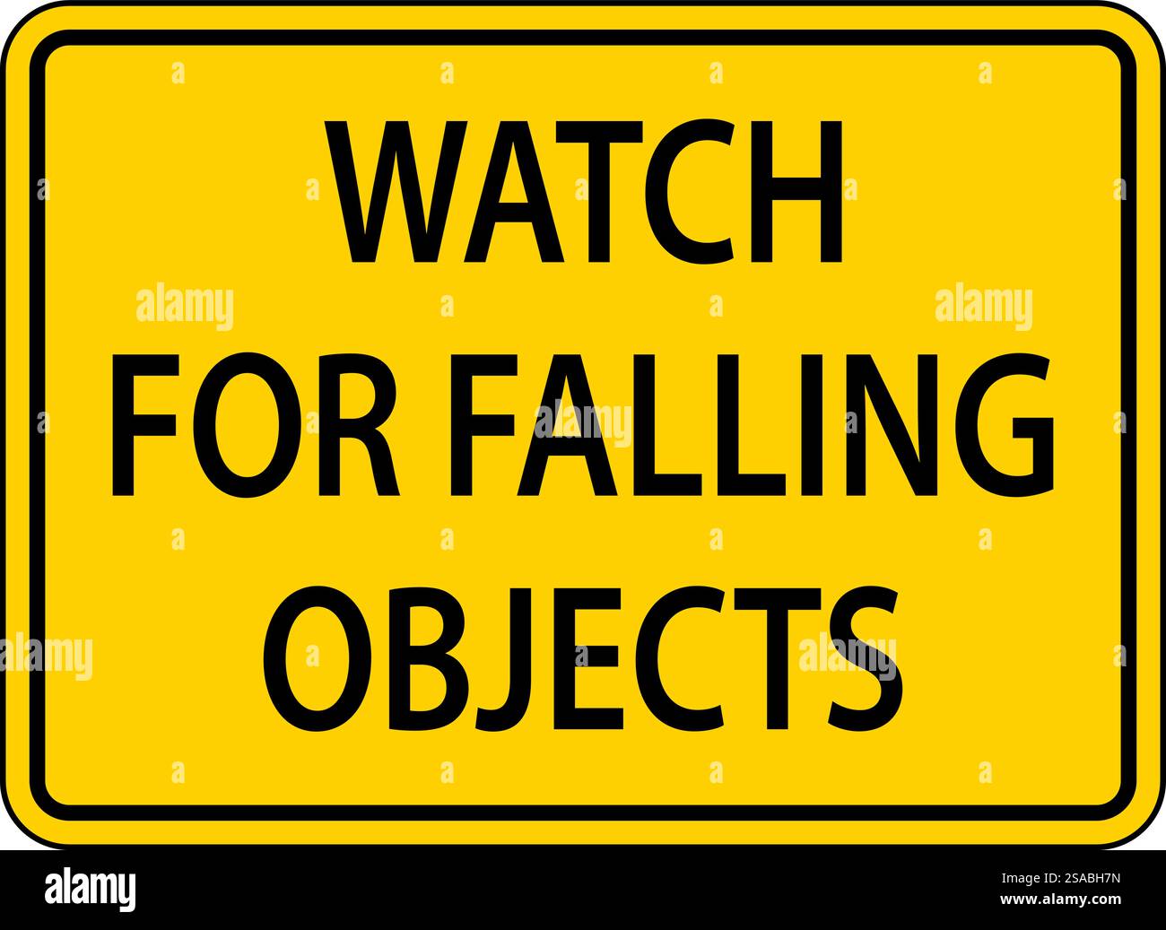 Logging Road Sign, Watch For Falling Objects Stock Vector Image & Art ...