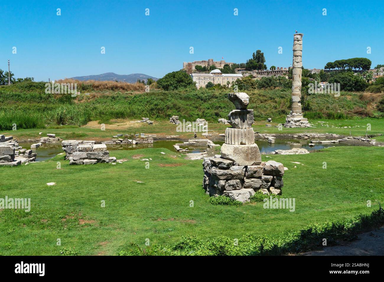 Ruins of Temple of Artemis or Artemision, also known as Temple of Diana
