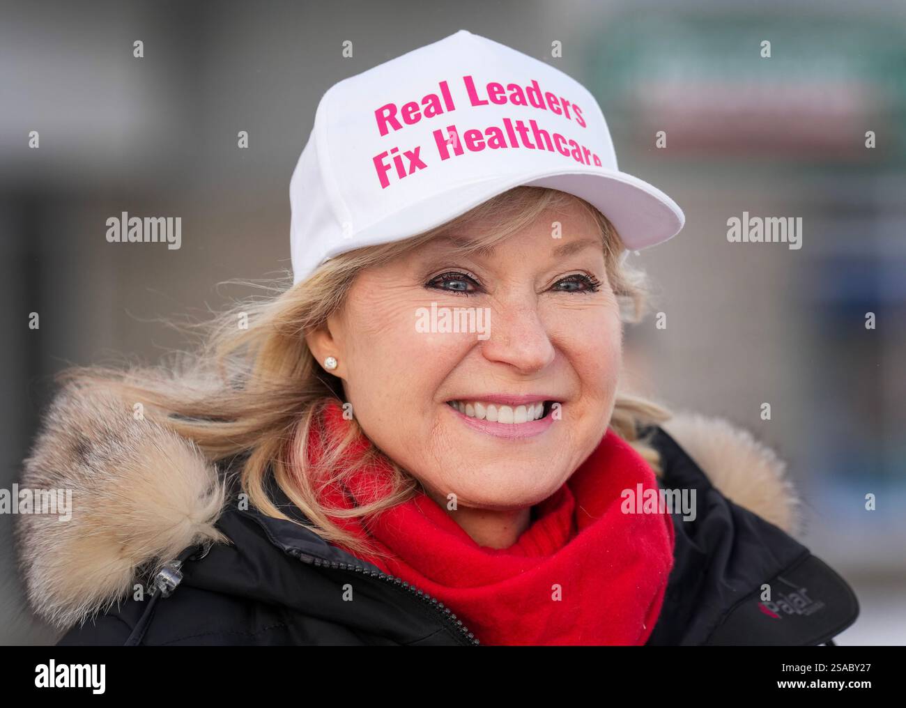 Ontario Liberal Leader Bonnie Crombie arrives to speak to the media