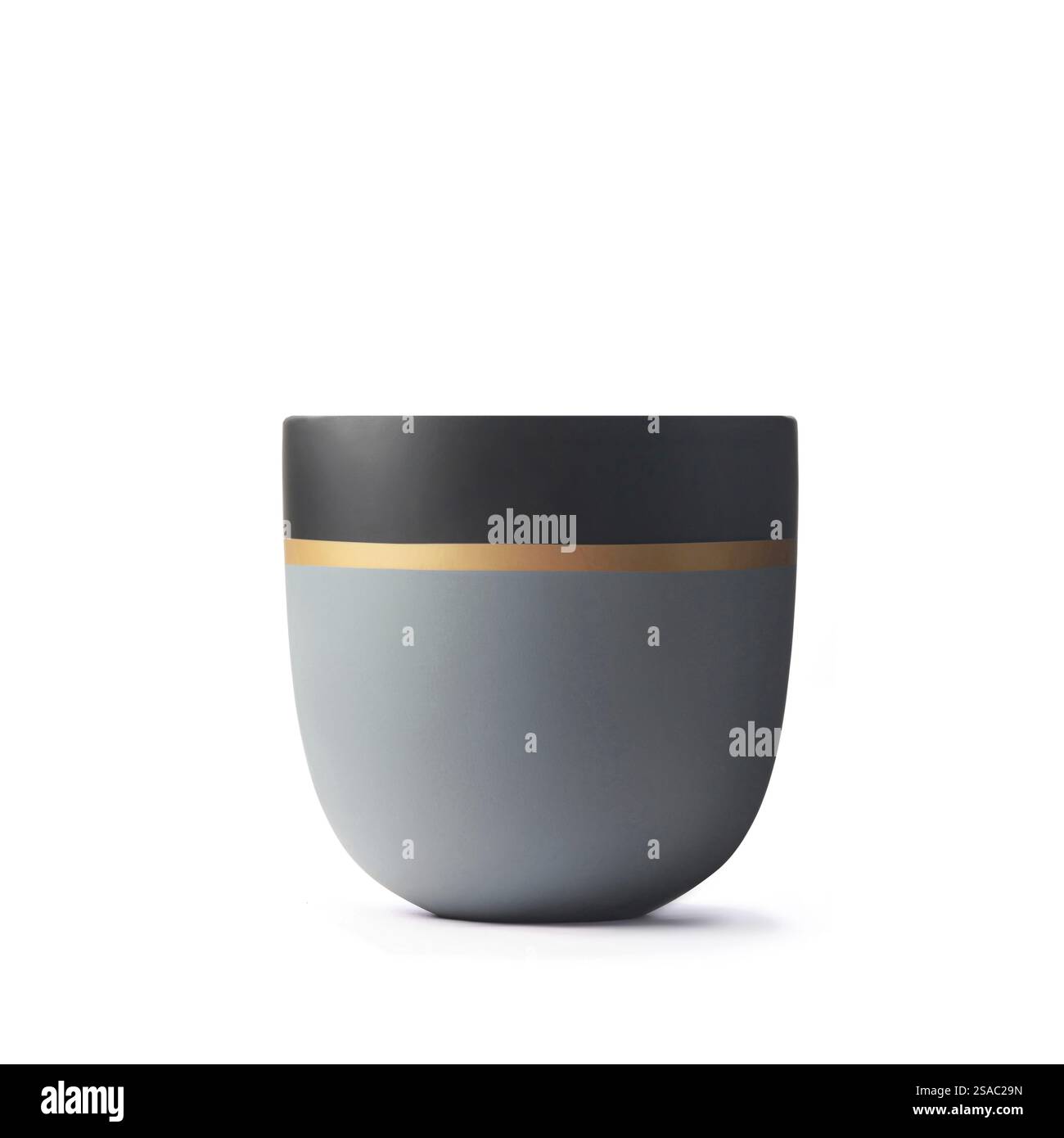 minimalist-black-and-gray-ceramic-planter-with-a-sleek-style-3d