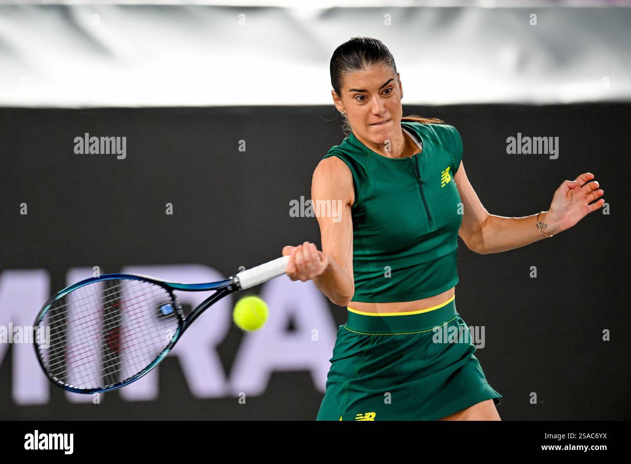 LINZ AUSTRIA JANUARY 29 Sorana Cirstea Of Roumania During The WTA 500 Upper Austria Ladies Linz Austria January 29 Sorana Cirstea Of Roumania During The Wta 500 Upper Austria Ladies Linz At Design Center On January 29 2025 In Linz Sepa 20 056 20250129 Pd7757 2SAC6YX 