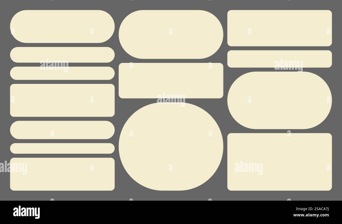 Dimensions 16x9 trendy bento grid layout style brick Ui UX templates ...