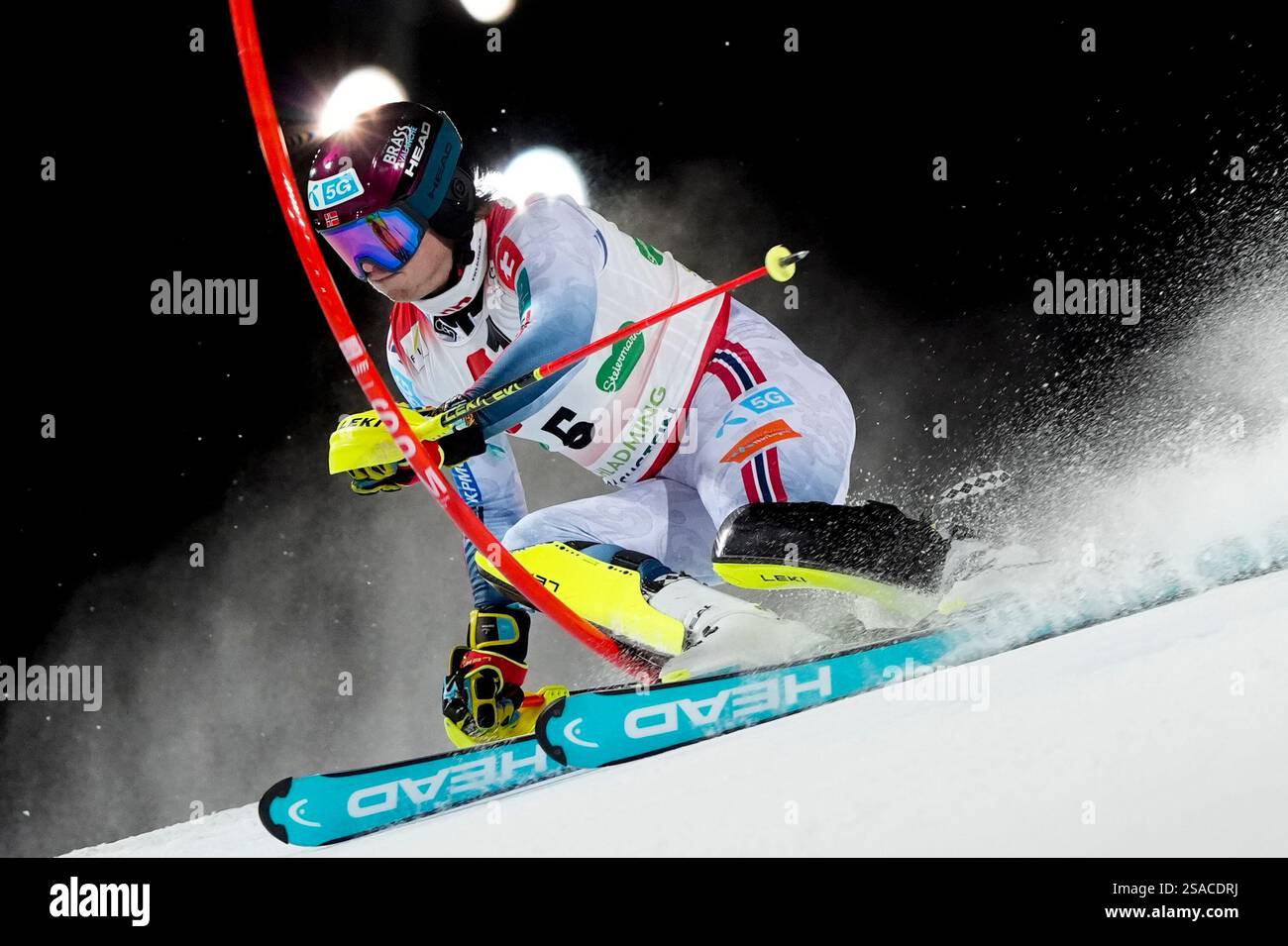 Norway's Atle Lie McGrath competes during an alpine ski, men's World ...