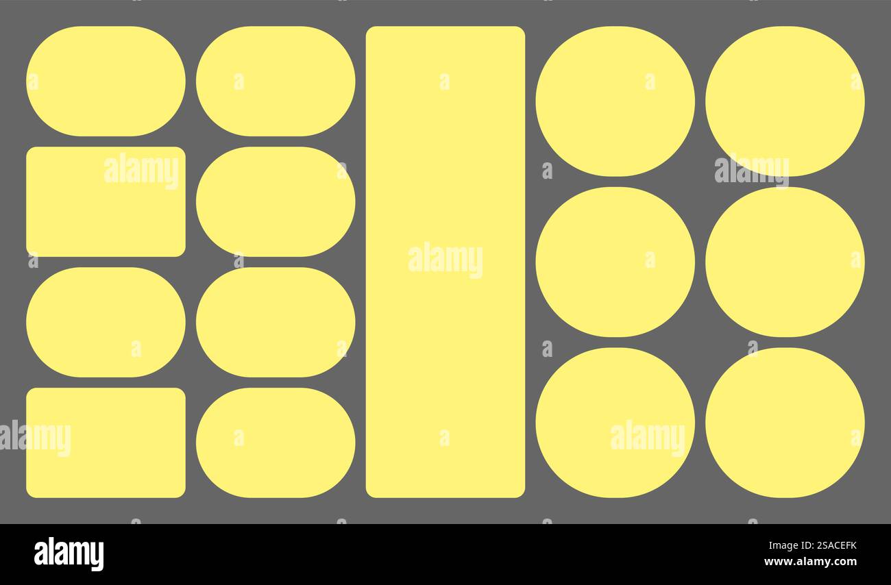 Dimensions 16x9 trendy bento grid layout style brick Ui UX templates ...